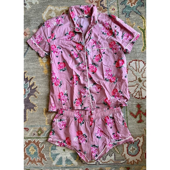 Victoria's Secret Other - Victoria Secret Floral Pajama Set Size Medium